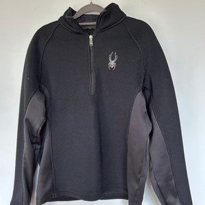 Mens SPYDER Fleece sweater 3/4 zip